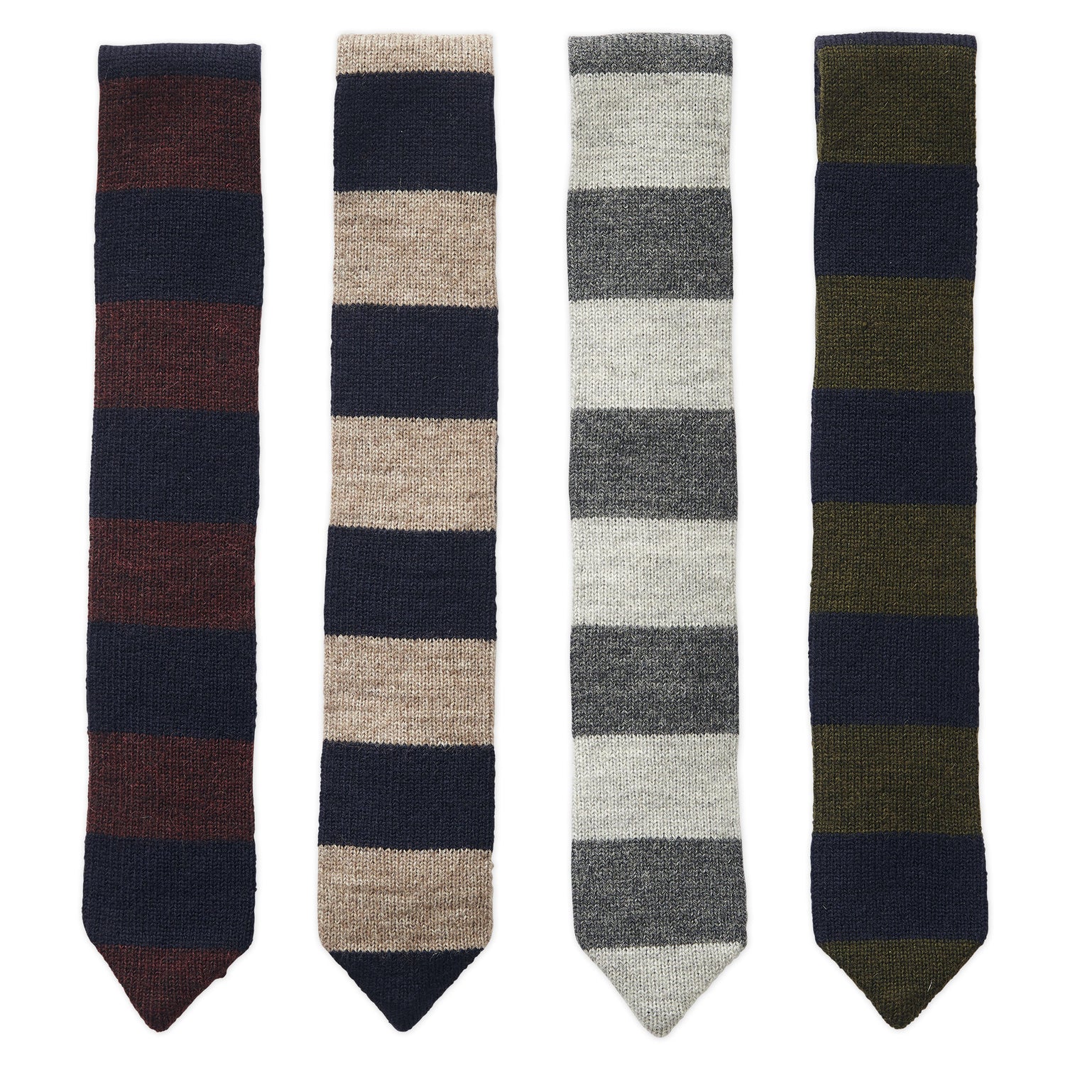 Awning Stripe Knit Tie