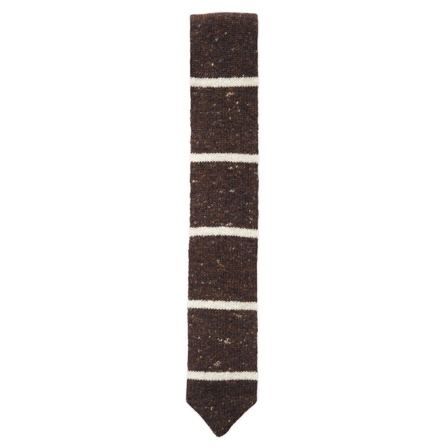 Narrow Bar Stripe Knit Tie