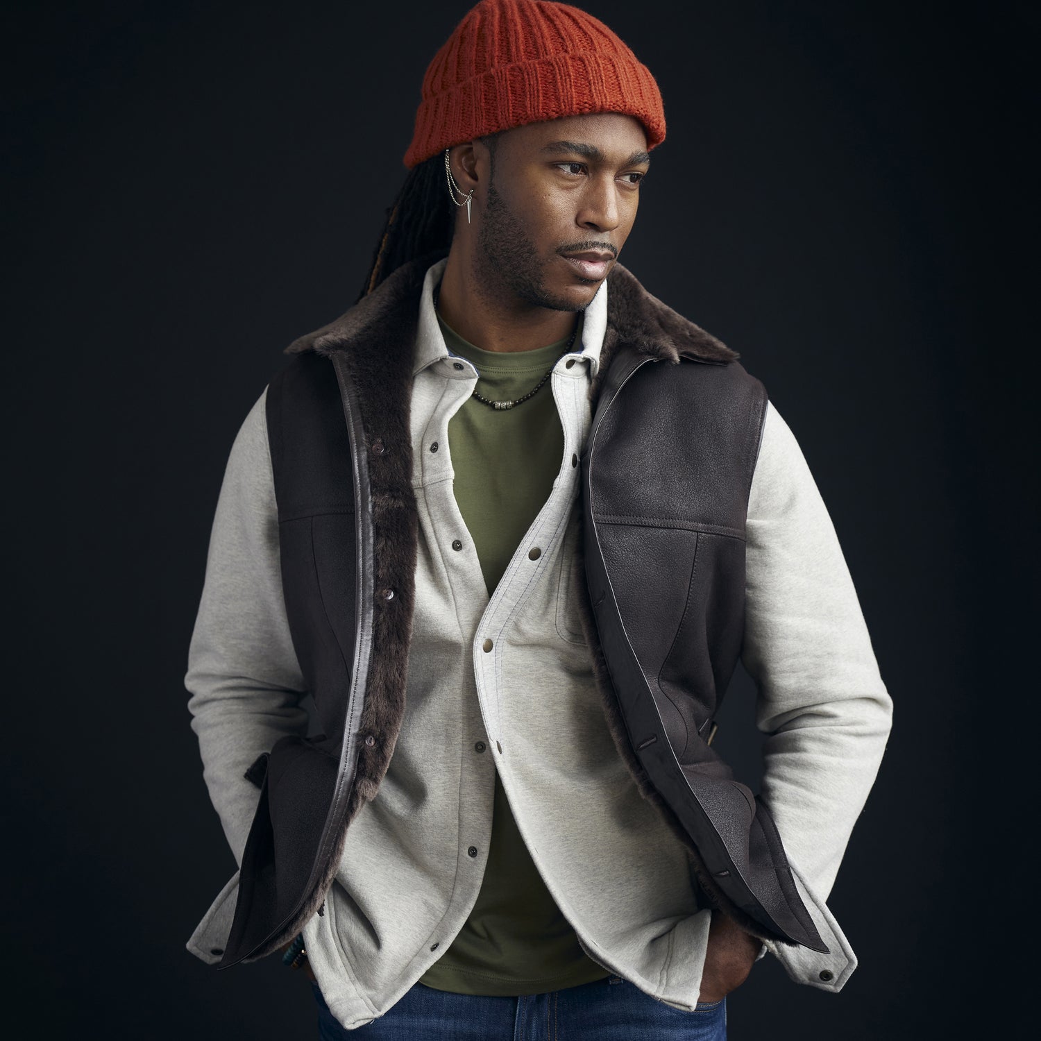 Santa Fe Shearling Vest