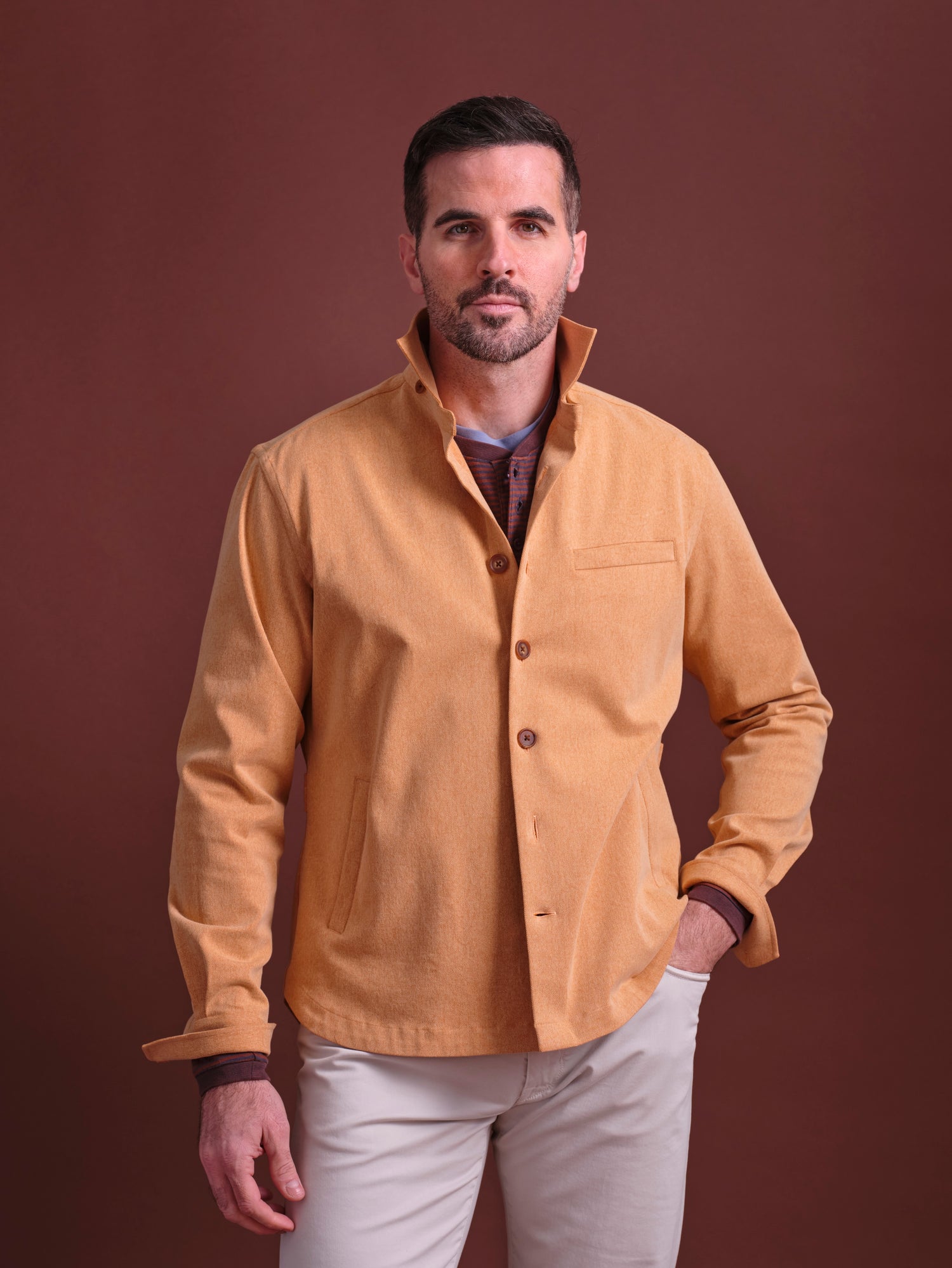 Camessi Manchester Stretch Denim Overshirt