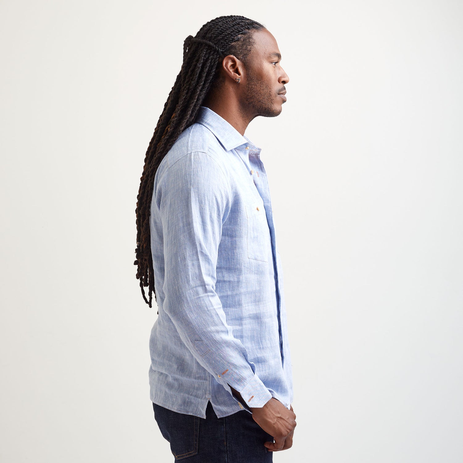Newport Italian Linen Two-Pocket Shirt