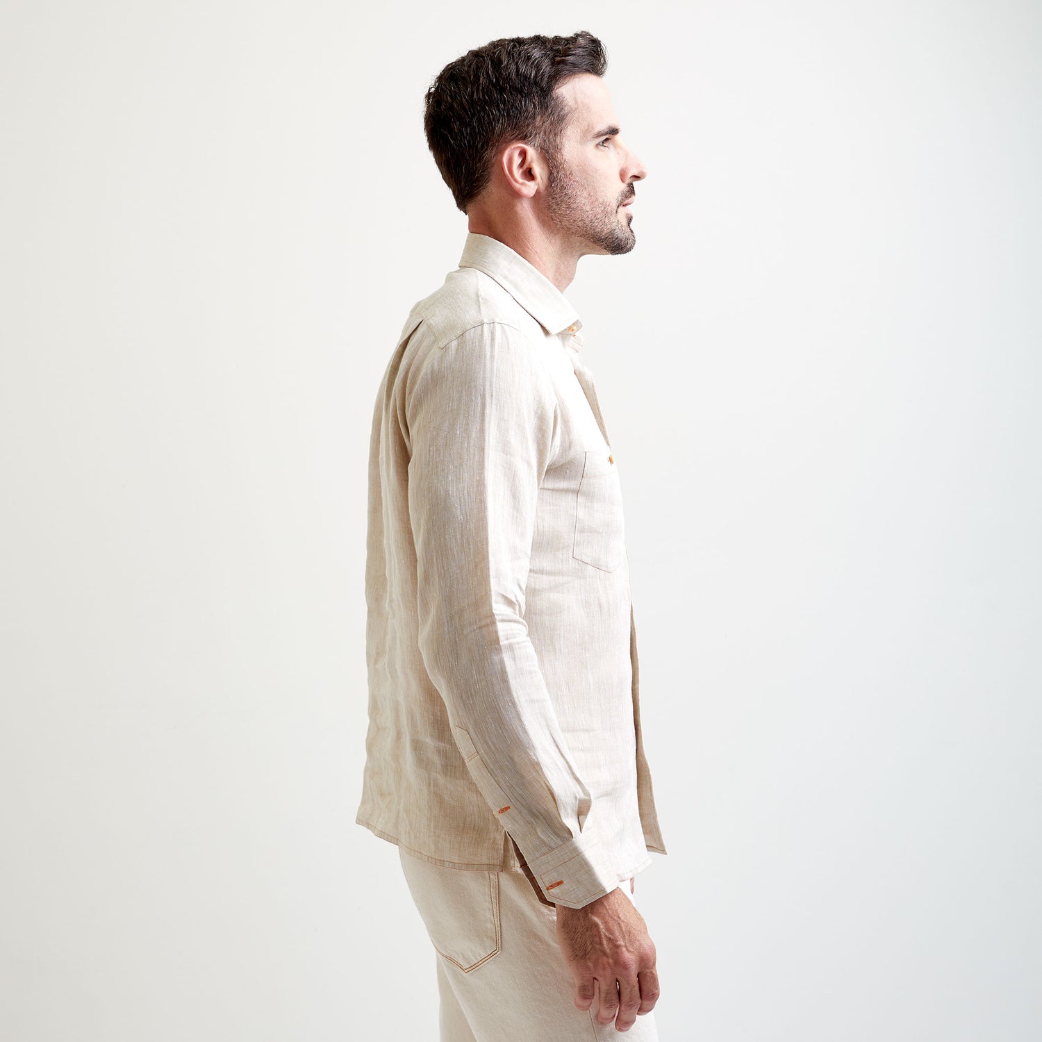 Newport Italian Linen Two-Pocket Shirt