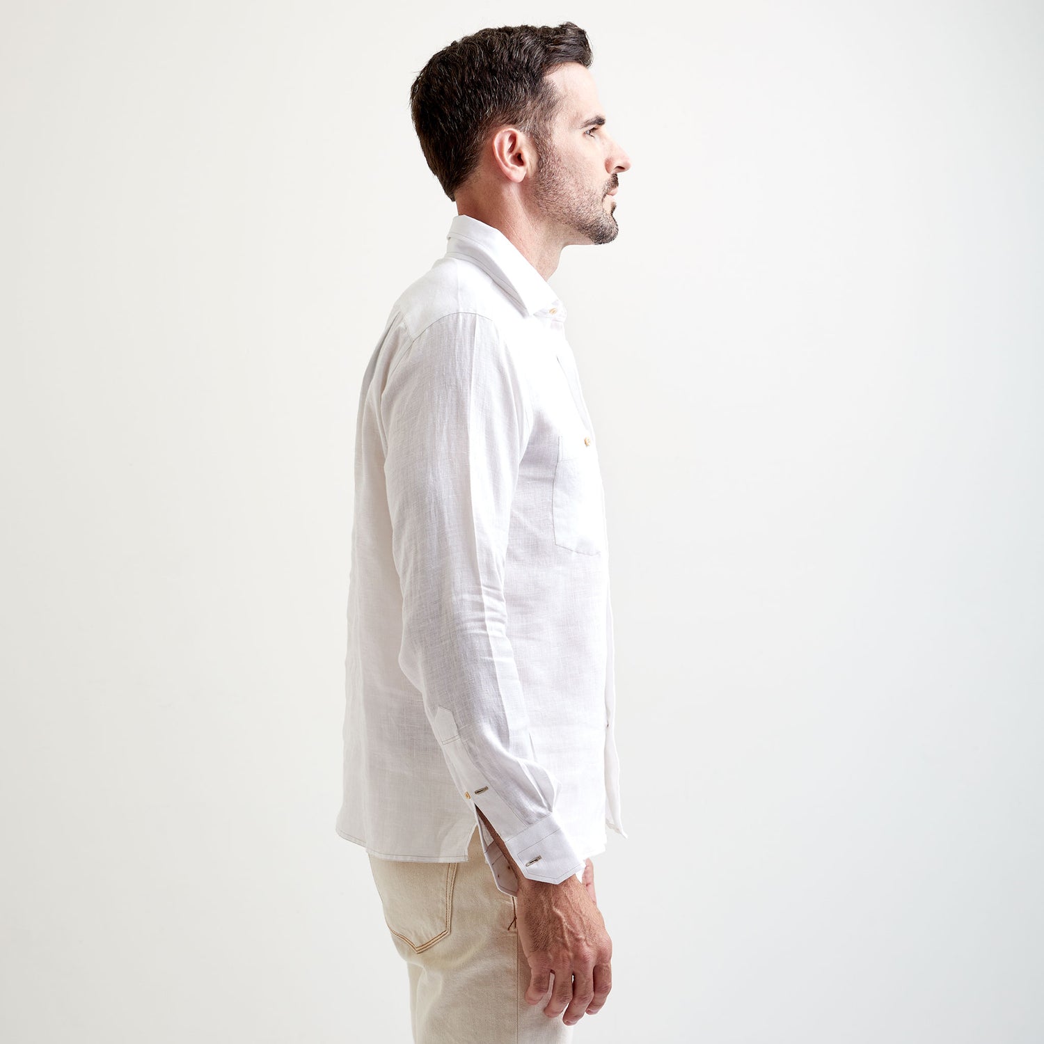Newport Italian Linen Two-Pocket Shirt