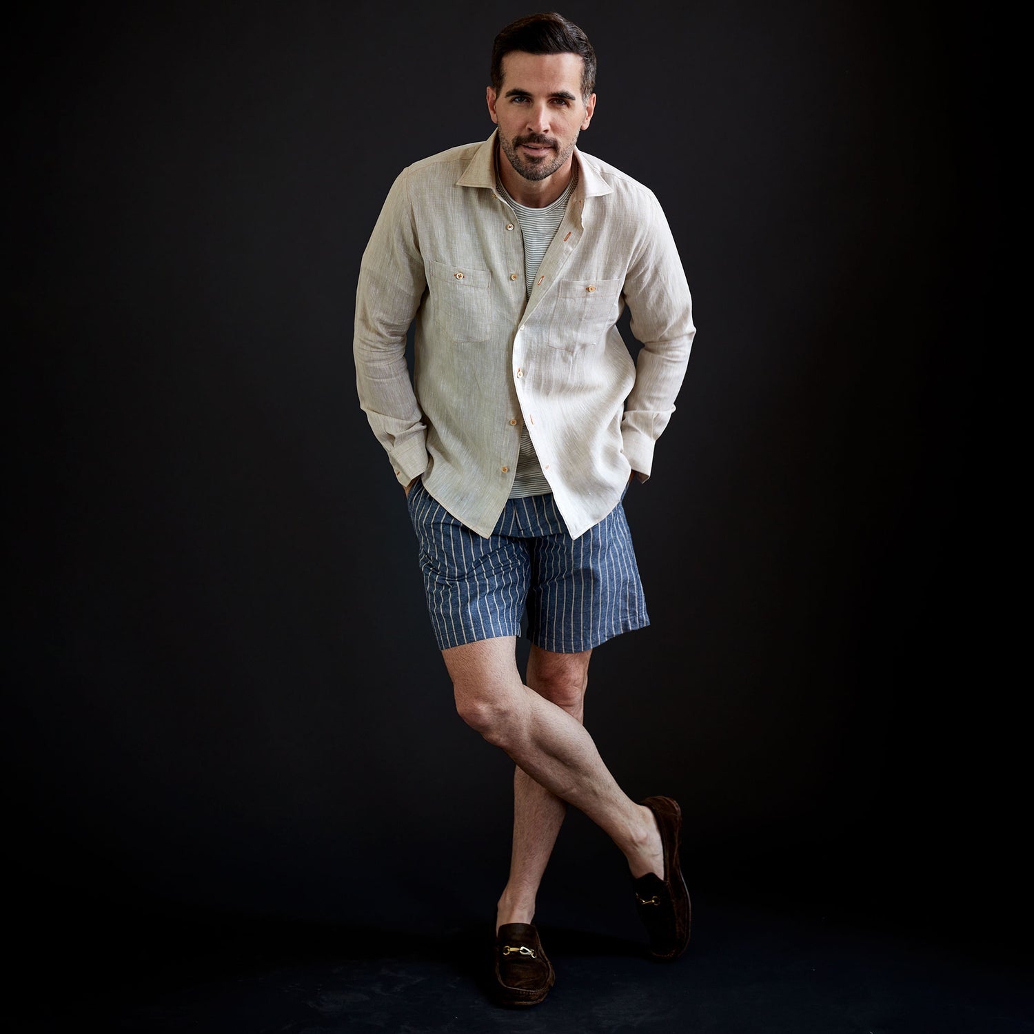 Newport Italian Linen Two-Pocket Shirt
