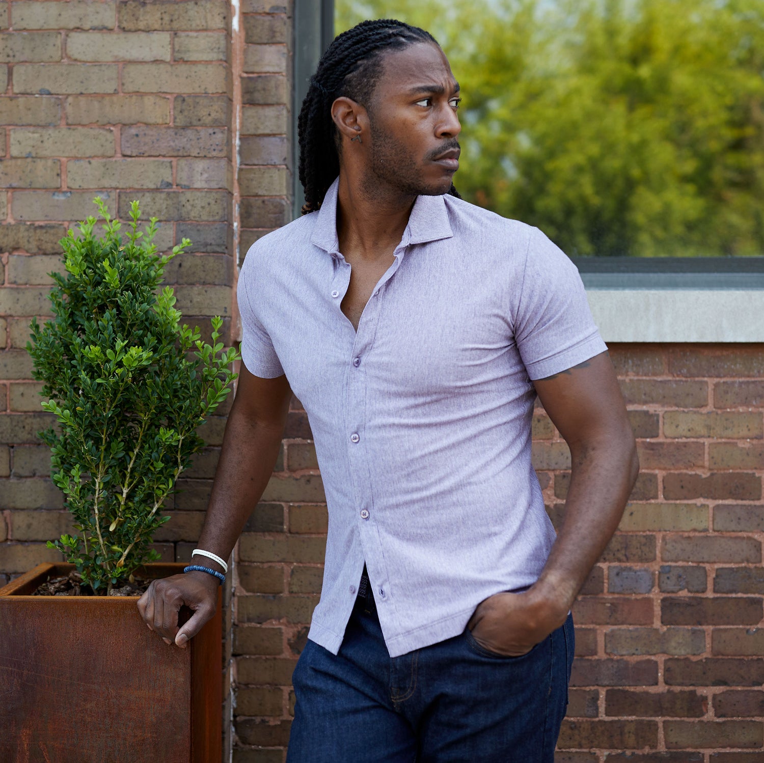 Bay Club Knit Sport Shirt