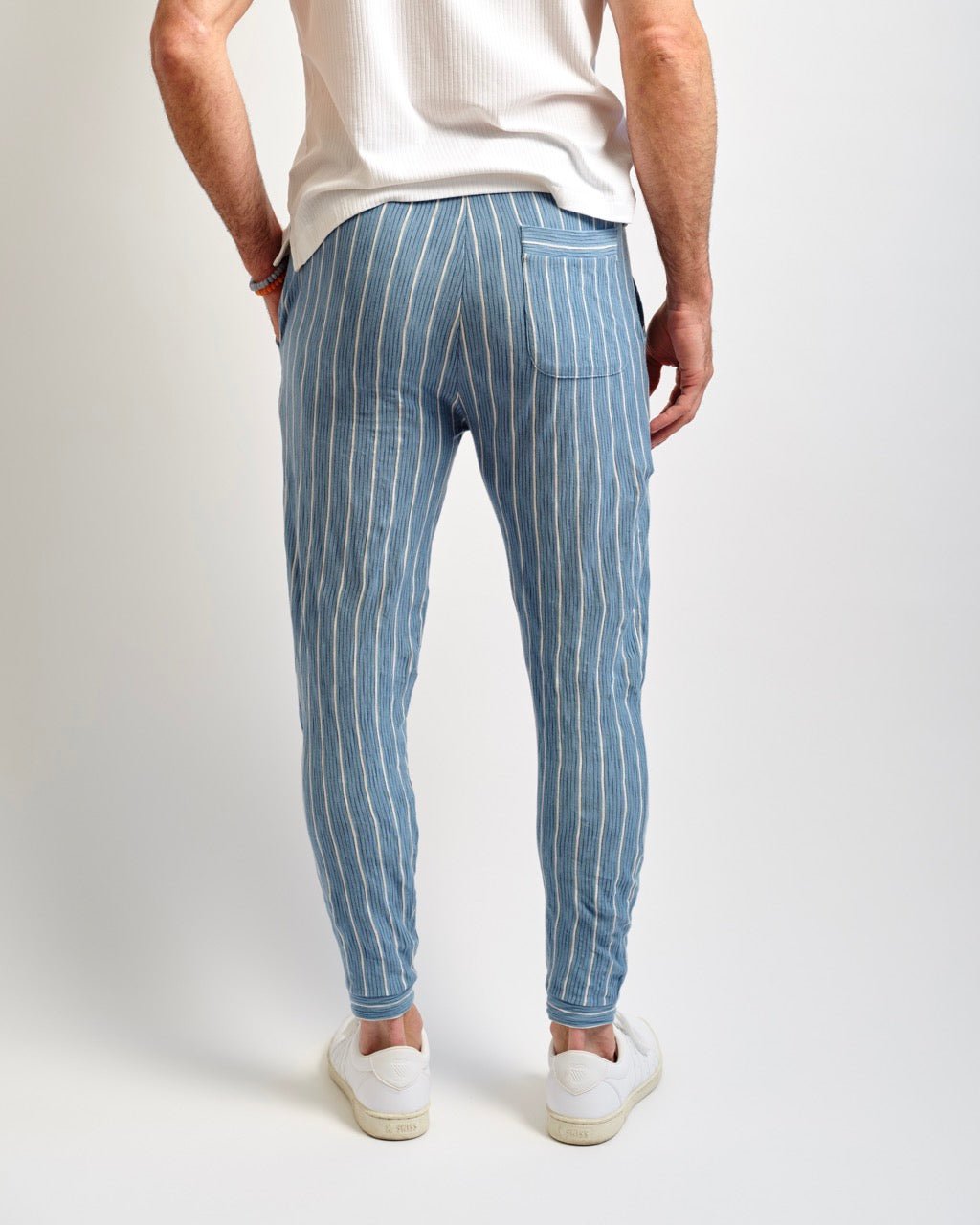Ocean Beach Seersucker Drawstring Pant