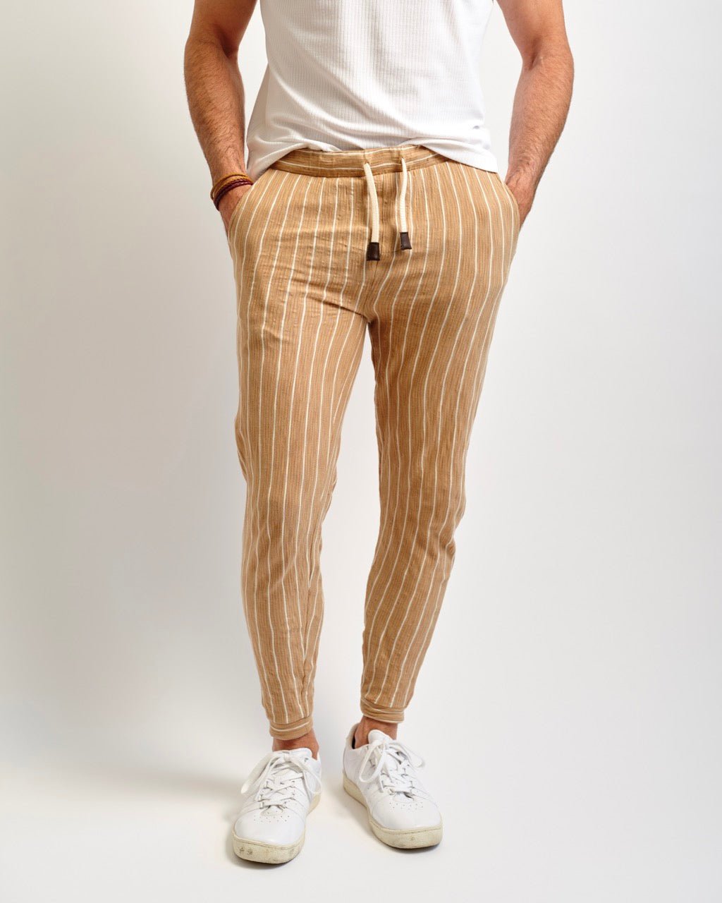 Ocean Beach Seersucker Drawstring Pant