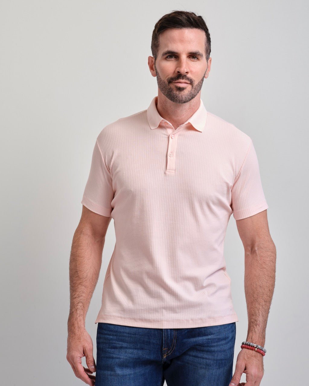 San Clemente Shaped Ribbed Polo