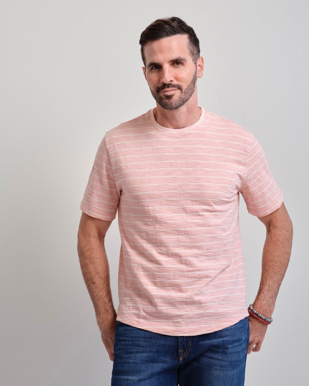 Malibu Point Seersucker Short Sleeve Crew Neck