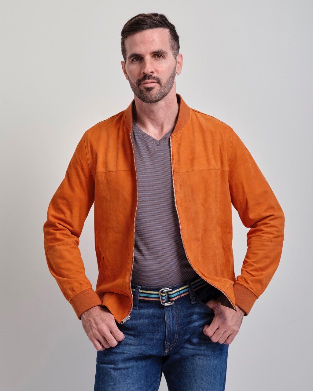 Pasadena Reversible Lambskin Windbreaker