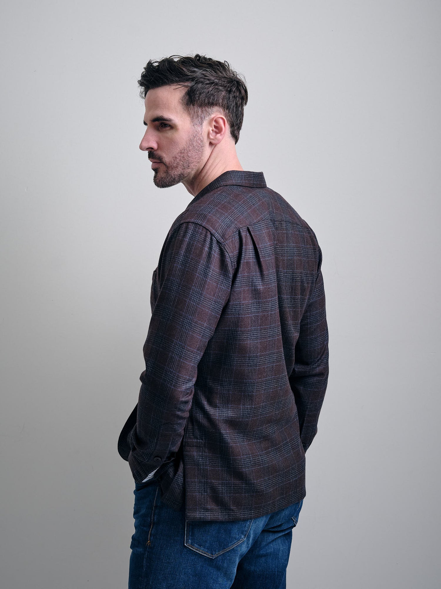 University Italian Wool Overshirt