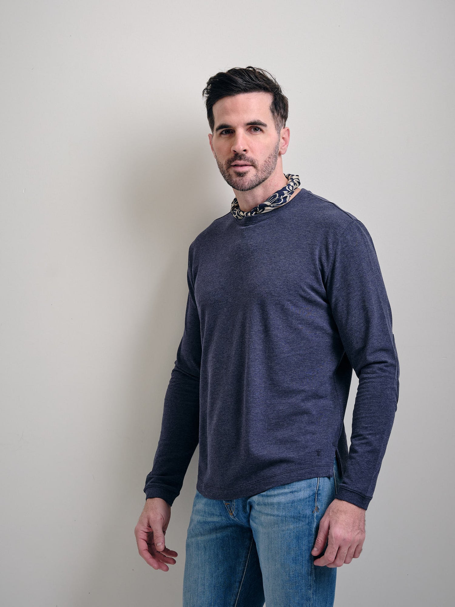 Kipa Long Sleeve Pique Crew