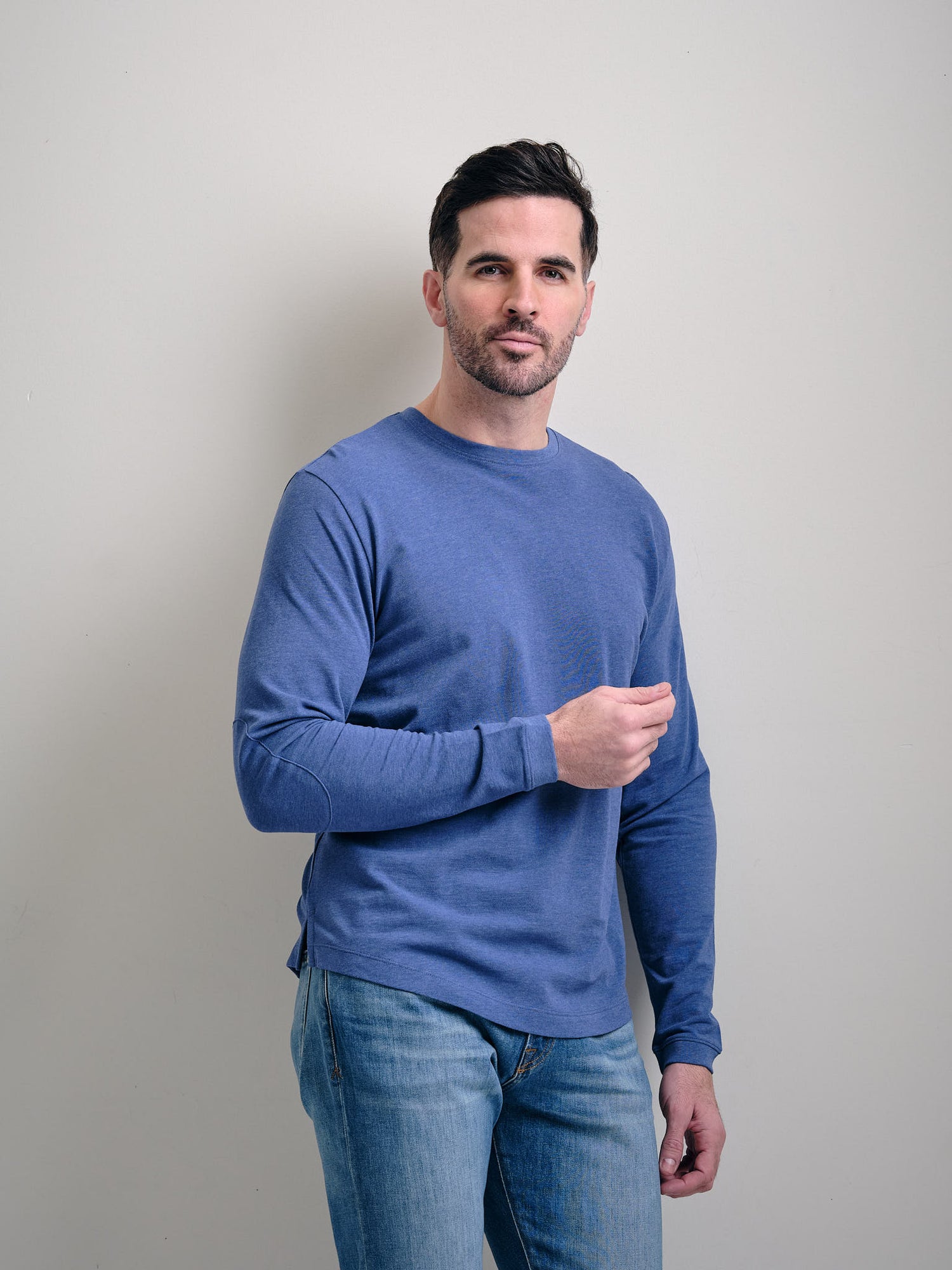 Kipa Long Sleeve Pique Crew