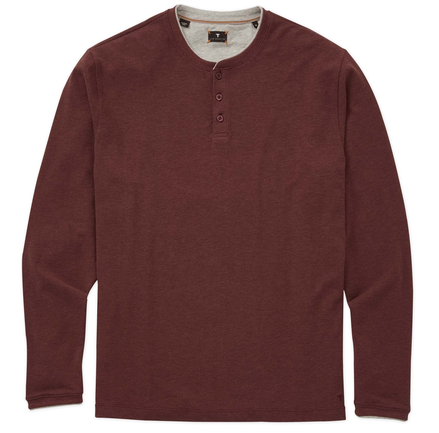 Kipa Long Sleeve Pique Henley