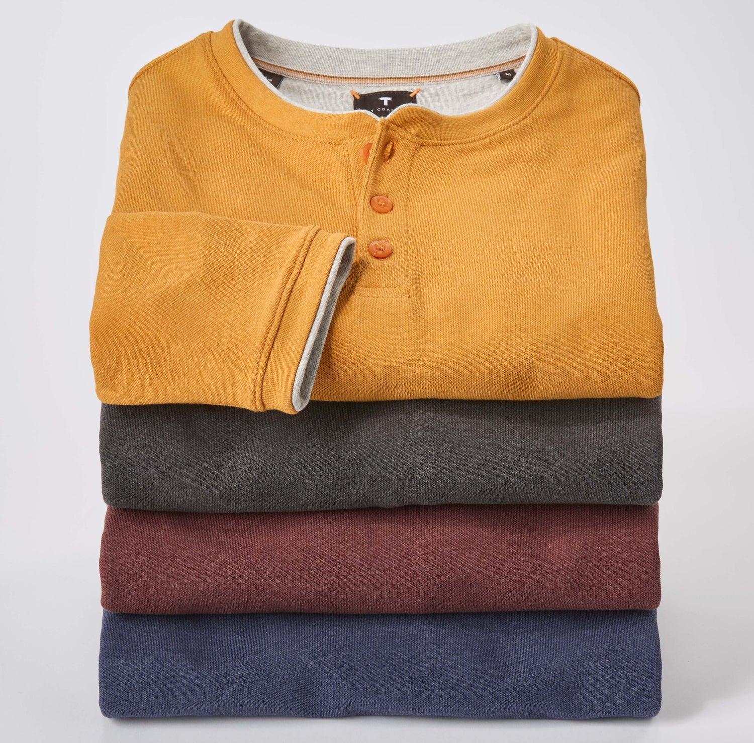 Kipa Long Sleeve Pique Henley