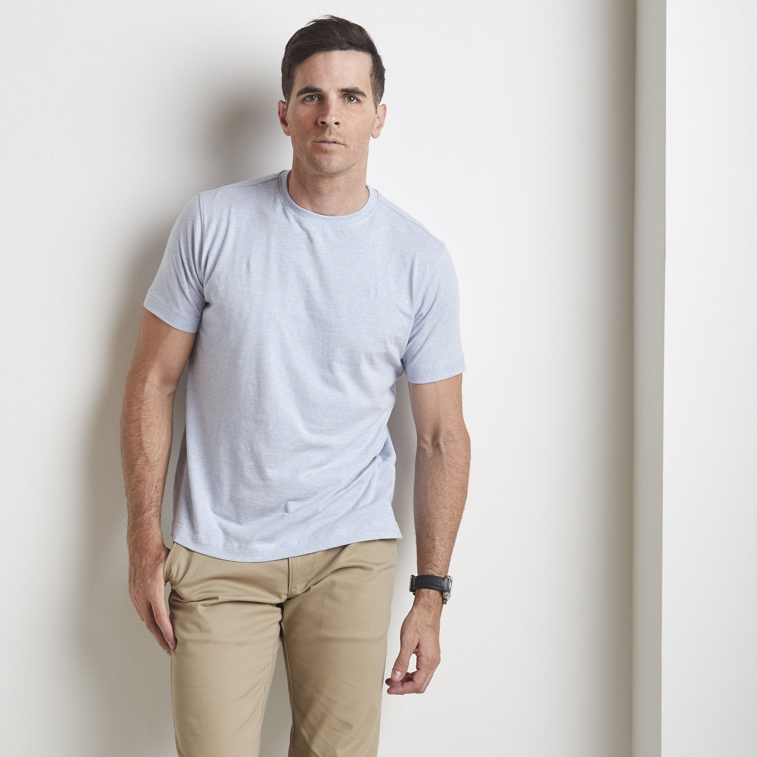 Melange A12 Short Sleeve Crewneck