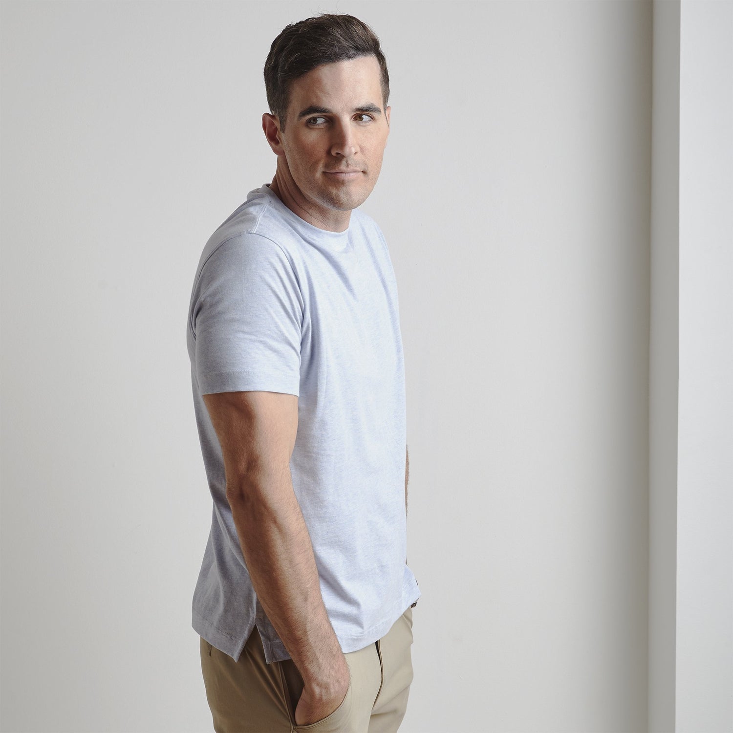 Melange A12 Short Sleeve Crewneck