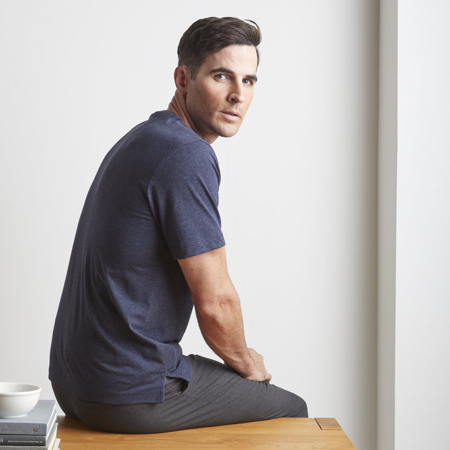 Melange A12 Short Sleeve Crewneck